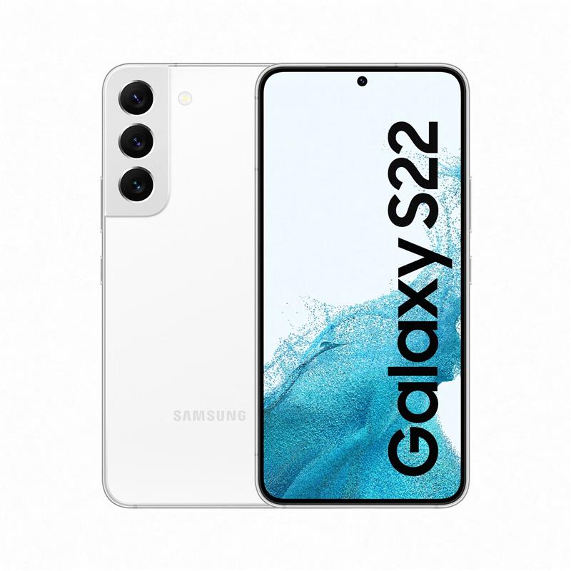 Samsung Galaxy S22 SM-S901B 15,5 cm (6.1"") Dual SIM Android 12 5G USB Type-C 8 GB 256 GB 3700 mAh Wit