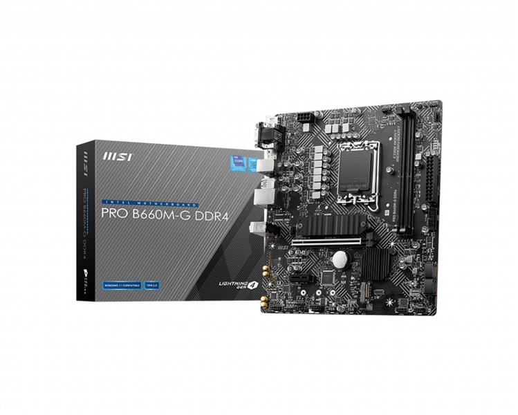 MSI PRO B660M-G DDR4 moederbord Intel B660 LGA 1700 micro ATX