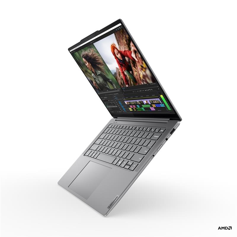 Lenovo Yoga Pro 7 Laptop 36,8 cm (14.5"") 3K AMD Ryzen™ 7 8845HS 16 GB LPDDR5x-SDRAM 1 TB SSD Wi-Fi 6E (802.11ax) Windows 11 Home Grijs