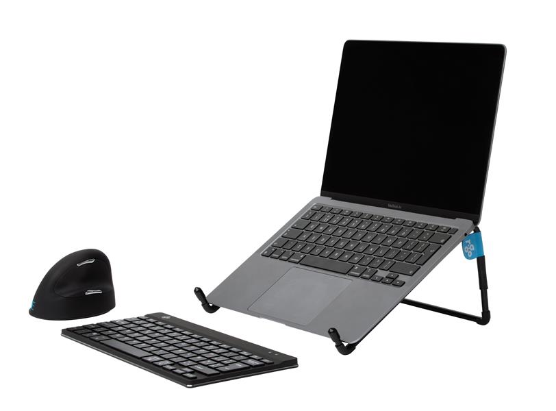 R-Go Tools Steel R-Go Travel laptopstandaard, zwart