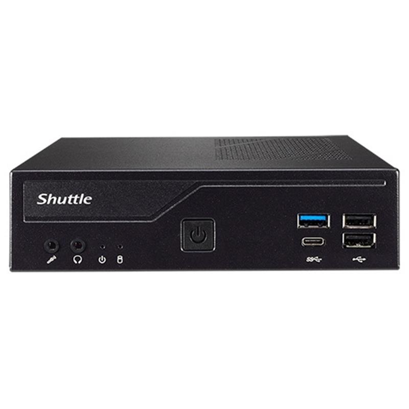 Shuttle XP? slim DH610 PC/workstation barebone 1,3L maat pc Zwart LGA 1700