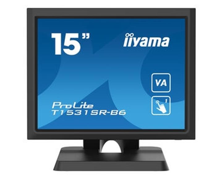 iiyama ProLite T1531SR-B6 computer monitor 38,1 cm (15"") 1024 x 768 Pixels XGA LCD Touchscreen Zwart