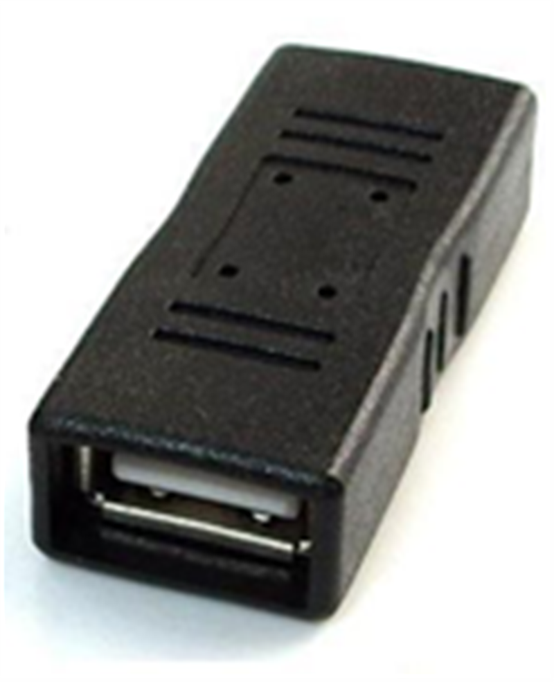 USB 2 0 coupler black
