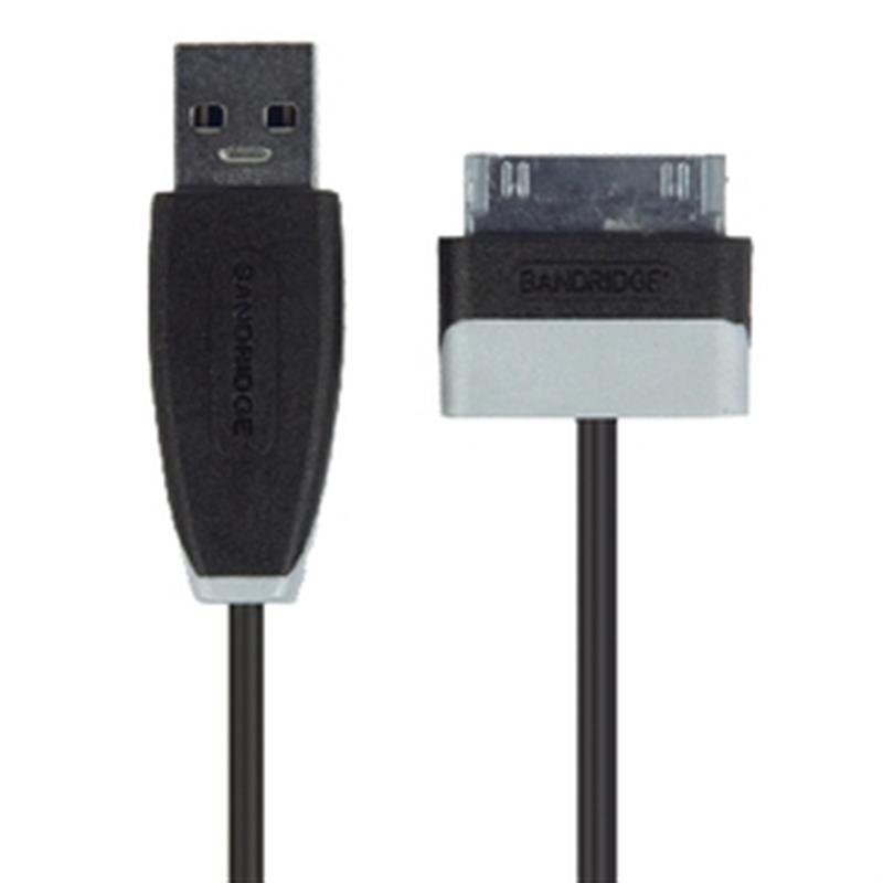 Data en Oplaadkabel Samsung 30-Pins Male - USB A Male 1.00 m Zwart
