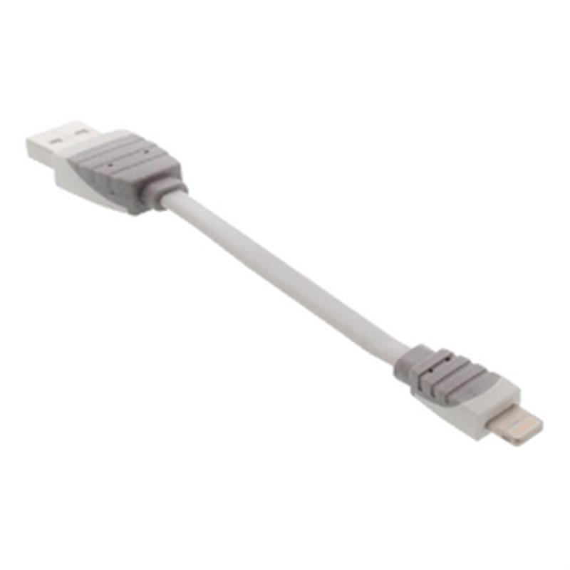 Data en Oplaadkabel Apple Lightning - USB A Male 0.10 m Wit