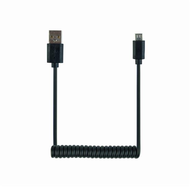 Gedraaide USB kabel A MicroB 1 8 m
