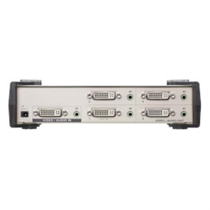 ATEN 4-Poorts DVI/audiosplitser