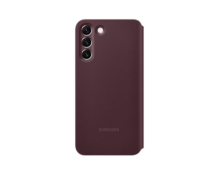  Samsung Smart Clear View Cover Galaxy S22 5G Burgundy