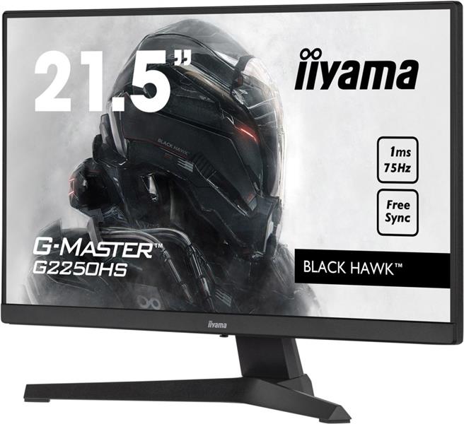 iiyama G-MASTER G2250HS-B1 computer monitor 54,6 cm (21.5"") 1920 x 1080 Pixels Full HD LED Zwart