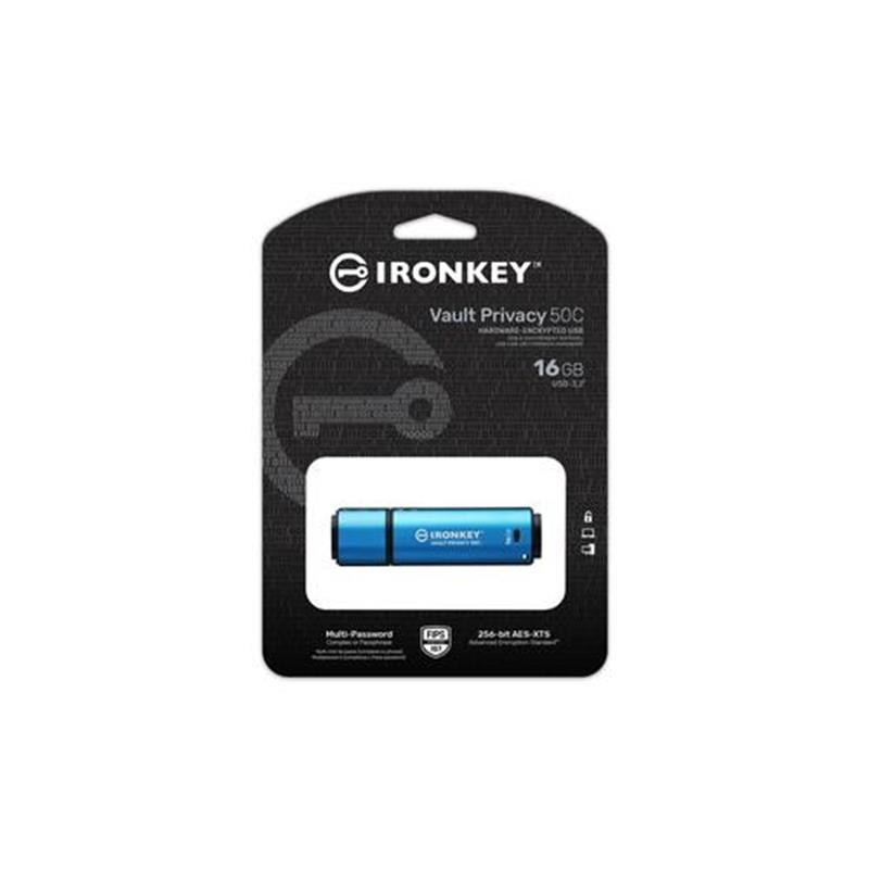 16GB USB-C IronKey Vault Privacy 50C