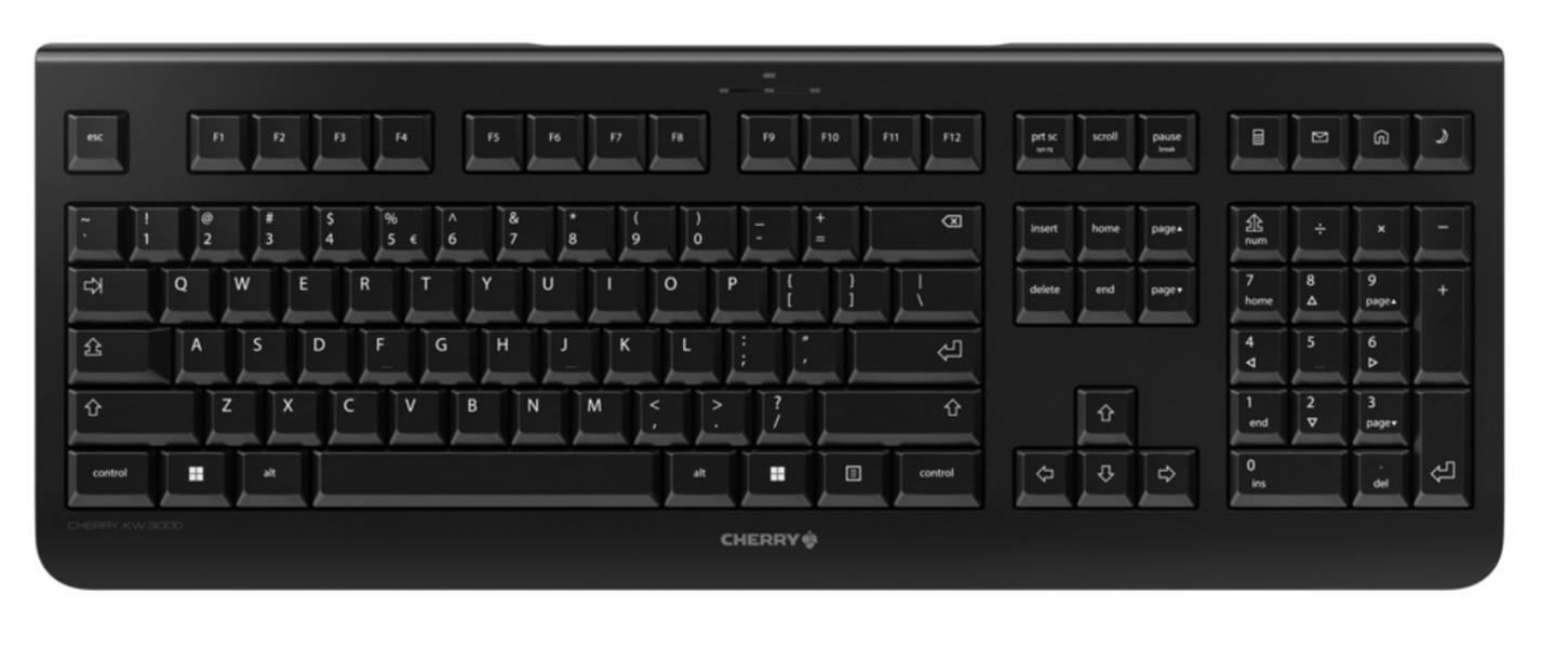 KW 3000 - Keyboard - Wireless - QWERTY - Black