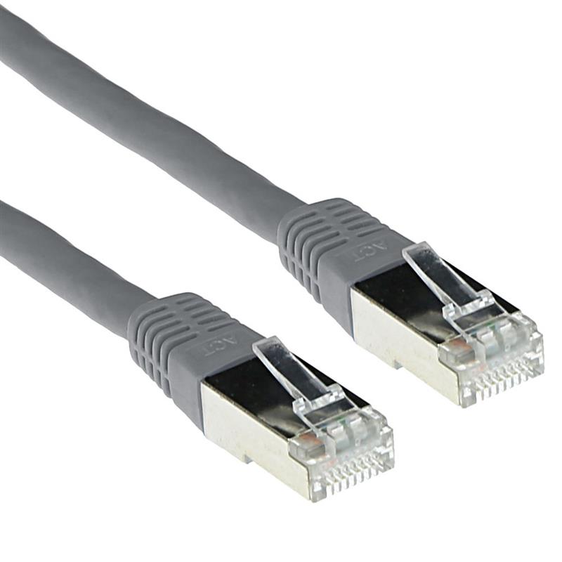 ACT FB9052 netwerkkabel Grijs 0,25 m Cat6 S/FTP (S-STP)