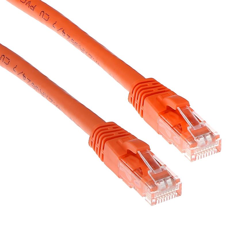 ACT CAT6A UTP 10m netwerkkabel Oranje