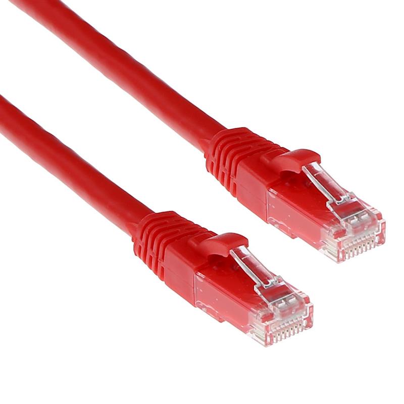 ACT Cat6A UTP 3m netwerkkabel Rood