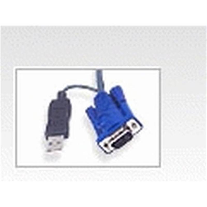 ATEN 1.8M USB KVM Kabel met 3 in 1 SPHD en ingebouwde PS/2 naar USB omzetter
