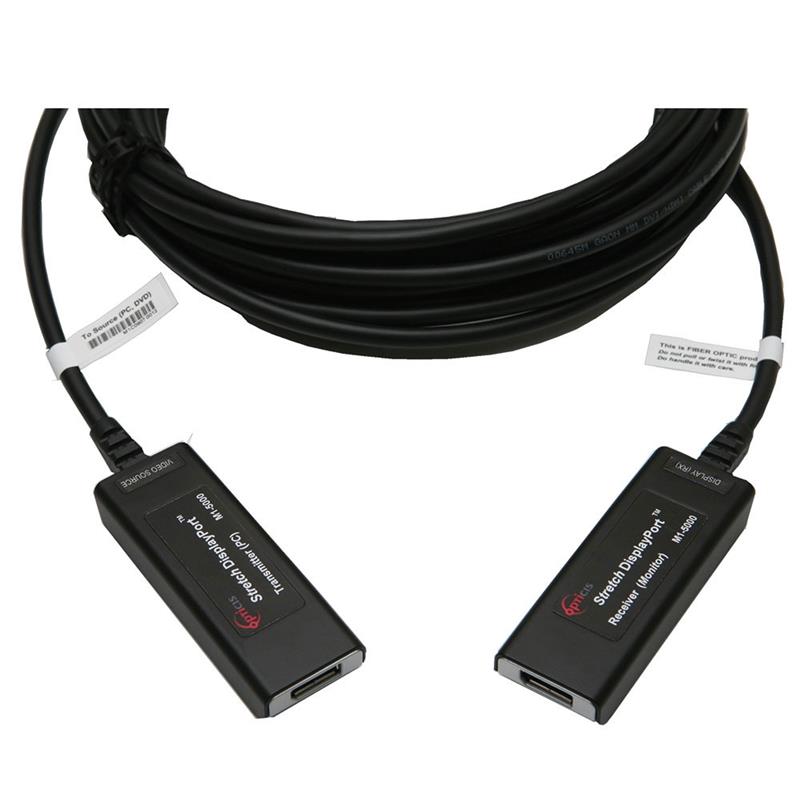 Opticis DisplayPort 1 1a extender set over fiber tot 20 meter