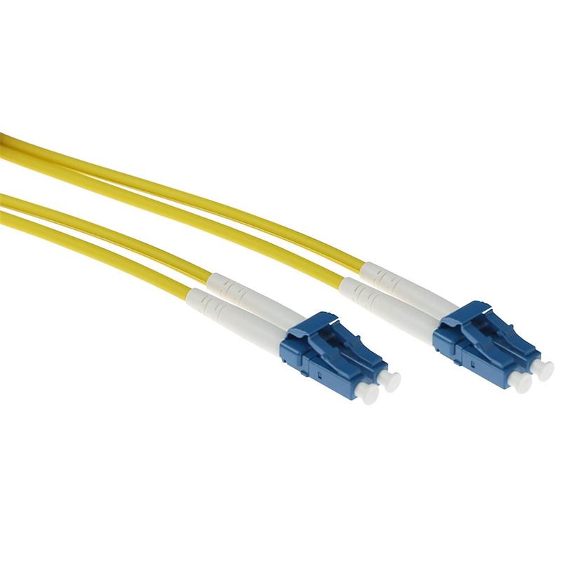 ACT RL3320 Glasvezel kabel 20 m 2x LC OS2 Geel