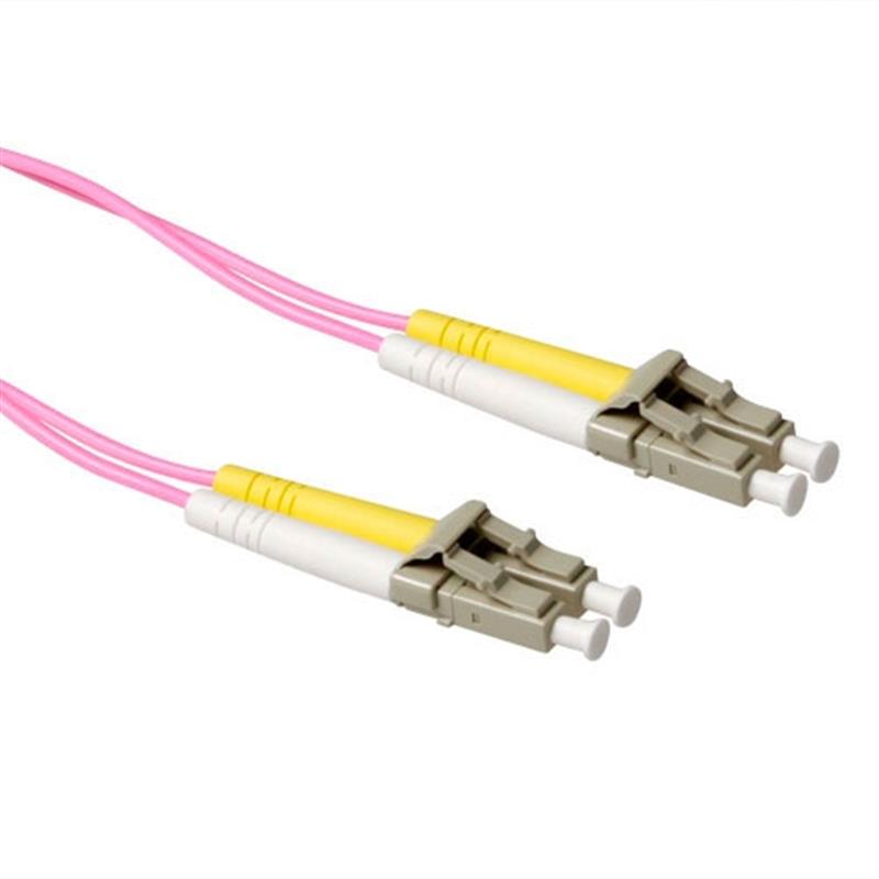 ACT 1.5m 50/125µm OM4 Glasvezel kabel 1,5 m LC Blauw