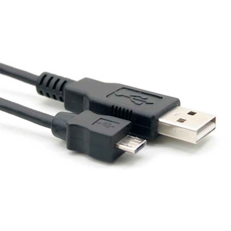 ACT SB0005 USB-kabel 0,5 m USB 2.0 USB A Micro-USB B Zwart