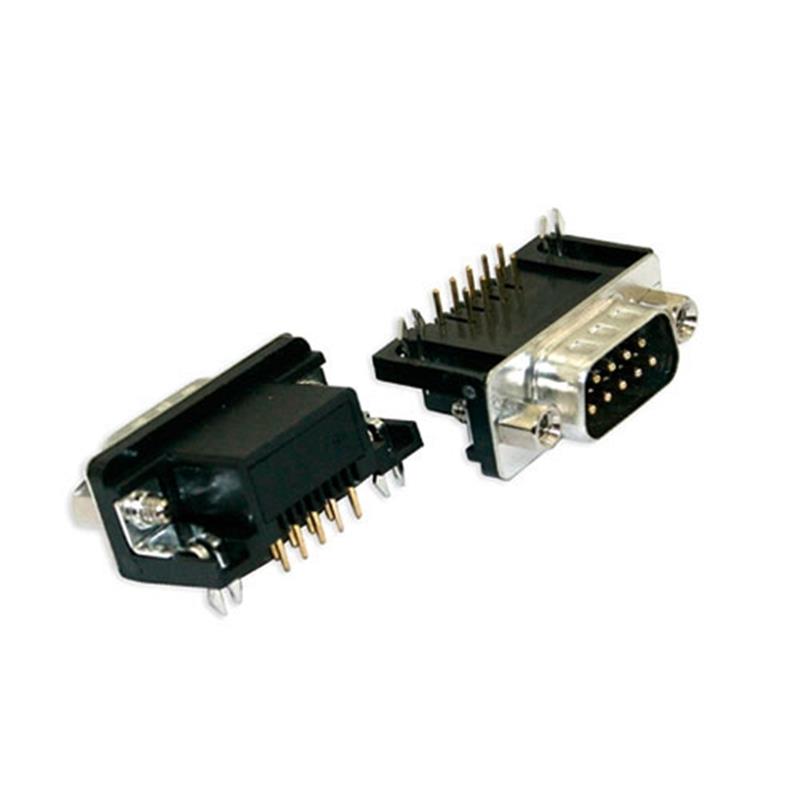 15 polige D-sub male PCB connector
