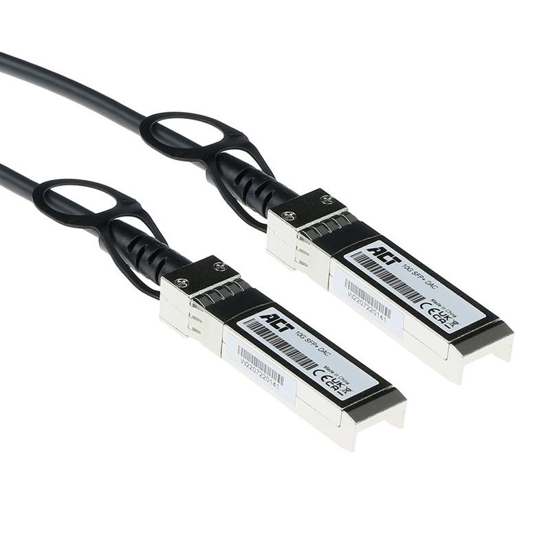 ACT 1 0m SFP - SFP Passieve DAC Twinax kabel gecodeerd voor Juniper