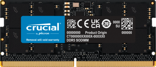 Crucial 32GB DDR5 SODIMM CL46 5600MT/s