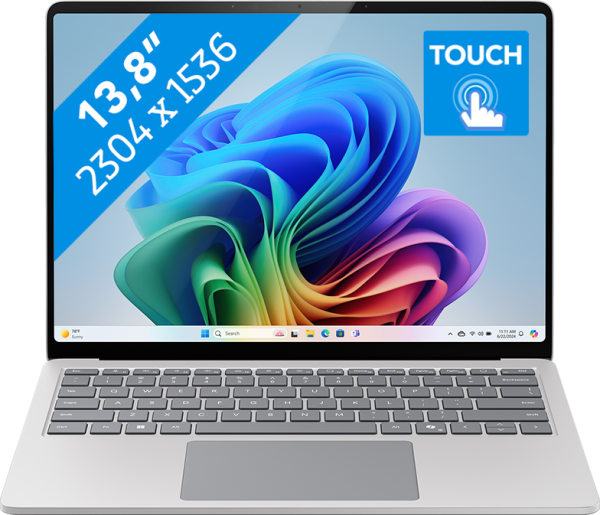 Microsoft Surface Laptop Copilot+ PC 13.8 Snapdragon X Plus / 16GB / 512GB Platinum