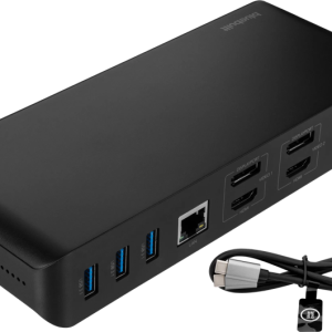 BlueBuilt DisplayLink Docking Station Pro met USB-C zwart