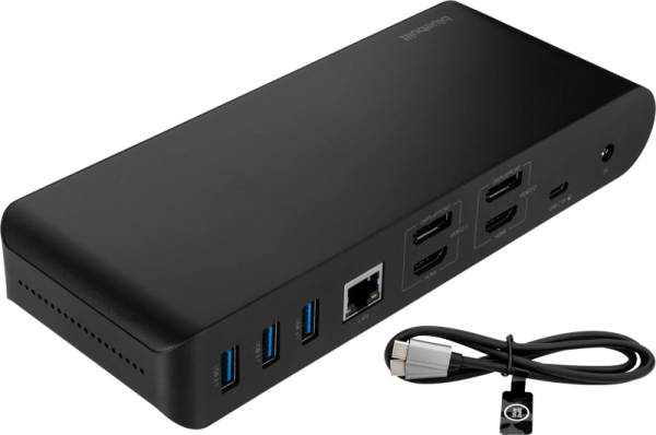 BlueBuilt DisplayLink Docking Station Pro met USB-C zwart