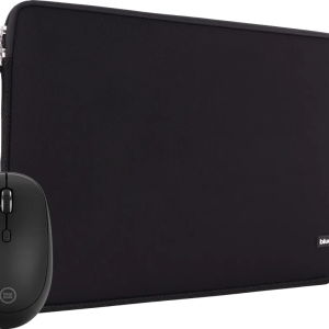 BlueBuilt Laptophoes voor Apple MacBook Air 13 inch Zwart + Tradendum Muis