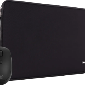 BlueBuilt Laptophoes voor Apple MacBook Air 15 inch Zwart + Tradendum Muis