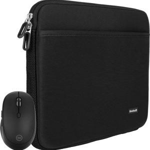BlueBuilt Laptophoes 37 cm 15-16 inch M Zwart + Tradendum Muis