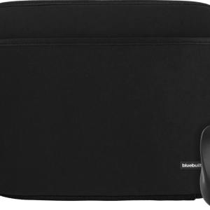 BlueBuilt Laptophoes breedte 33 cm 14 inch M Zwart + Nexum Draadloze muis