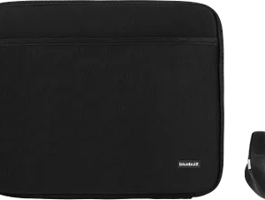 BlueBuilt Laptophoes breedte 30 cm 12-13 inch Zwart + Maximus Muis