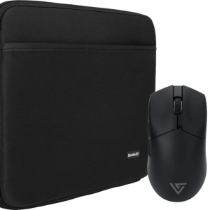 BlueBuilt Laptophoes breedte 31 cm 13 inch M Zwart + Vortech Pro Gaming Muis